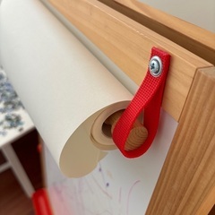 IKEAモーラ　イーゼル　紙とチョークセットの画像