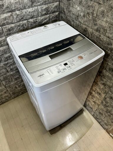 大阪送料無料★3か月保障付き★洗濯機★2020年★アクア★4.5㎏★AQW-S45J★S-891