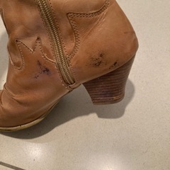 本革⭐︎ウエスタンブーツ 24センチの画像