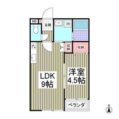 💕即時入居・初期費用「8万円」・初月賃料なし・敷金なし・仲介手数...