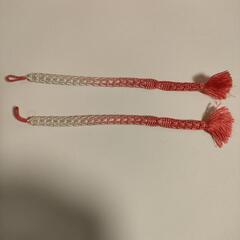 羽織紐 組紐 ピンク 女性 レディース 和装小物の画像