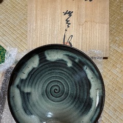 【新品未使用】小代焼き　大皿　27.5cm
