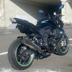 車検R7.10迄 カワサキ Z1000 ZRT00B B型 ノジマ チタンマフラー バックステップ フェンダーレス ETC カーボン多数 セキュリティの画像
