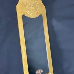 ミッキーマウス　チトセ　壁掛けミラー80cm　木製　