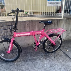 折りたたみ自転車 ピンクの中古が安い！激安で譲ります・無料であげます｜ジモティー