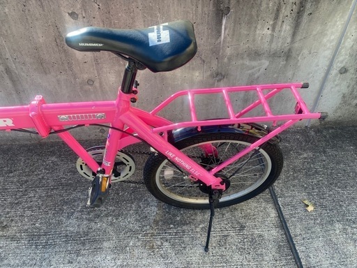 HUMMER(ハマー) 6段変速 ピンク 限定カラー 中古 自転車 買取 折りたたみ自転車