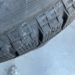 ブリヂストン スタッドレスタイヤホイール付き(ブリザック)4本セット　155/65R13の画像