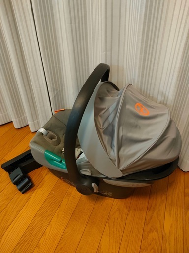 値下げ【アダプター付き/メーカー保証3年以内】cybex Aton S2 アイサイズ ラバグレー cybex AtonS2 i-SIZ