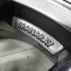 ホイール 4本セット MANARAY SPORT マナレイ 18×7J +48 5H 114.3 中古 苫小牧西店の画像