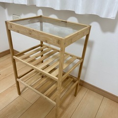 IKEA ネスナ　サイドテーブル2段