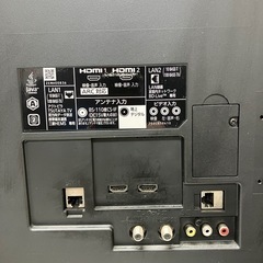 K2412-034 MITSUBISHI 液晶カラーテレビ LCD-A40MD9 2019年製 40インチ リモコン付き 動作確認済み 汚れ有りの画像