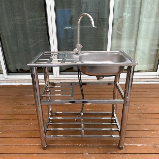 エステサロンで使われていたステンレスシンク 定価45,480円