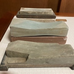 包丁研ぎ　ハサミ研ぎ　石　レトロ
