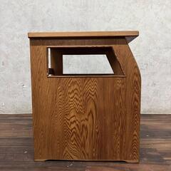  🔷🔶🔷WY11/74 屋久杉認定 電話台 引出し3段 三ツ引 和家具 飾り棚 花台 茶棚 茶道具 希少 世界遺産 和室 袖机 銘木 置き台 ★直接引取歓迎〇🔷🔶🔷の画像