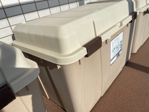 【予約済み】ベランダ用コンテナストッカー