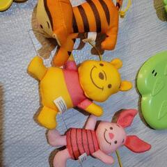 決まりました【12/16までの引取で500円オフします】くまのプーさん えらべる回転6WAY ジムにへんしんメリーの画像