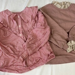 子供服120センチとナイキの靴19センチの画像