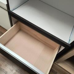 食器棚　ブラックの画像