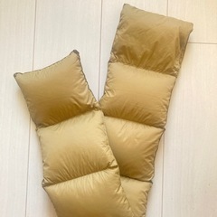 無印良品　　マスタードカラーダウンマフラー