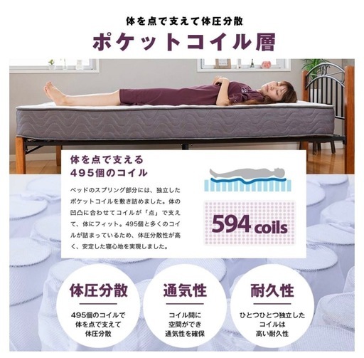 セミダブル　マットレス