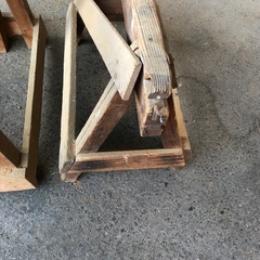 大工さん 建築関係の方  材料置き場 うま2台の画像