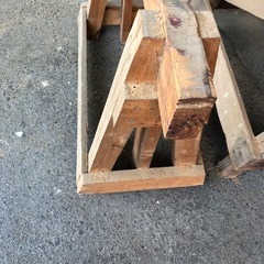 大工さん 建築関係の方  材料置き場 うま2台の画像