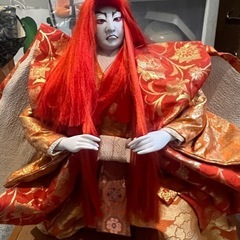 連獅子　日本人形の画像