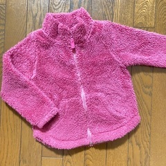 裏地がかわいいもこもこアウター　110サイズ