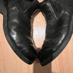 やや傷あり　80's  ネイビーサイドゴアブーツ