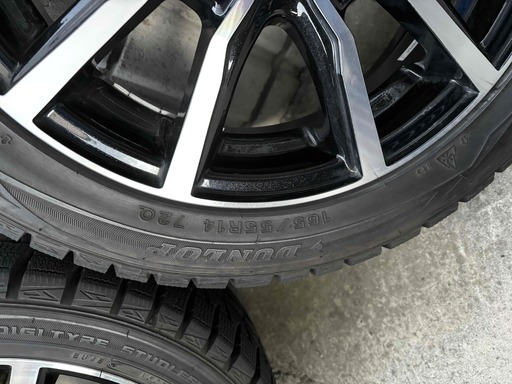 【取引終了しました。】エブリイワゴンDA17Wに使用 １４インチ・スタッドレスホイールセット