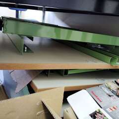 中荷重立作業台 基本タイプ ダークグレー色の画像