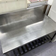 作業台 幅120ｃｍ 調理台 厨房器具 ガレージ ワークスペース 業務用 キッチン 作業台 飲食店 店頭引き渡し歓迎 札幌市手稲区の画像