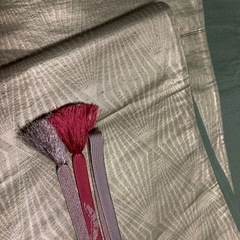 新品　袋帯　グリーンにゴールド抽象柄　いかがでしょうか？の画像