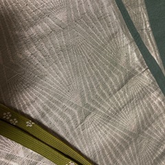 新品　袋帯　グリーンにゴールド抽象柄　いかがでしょうか？の画像
