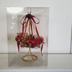 生徒さま作品のご紹介クリスマスプリザーブドフラワーレッスンの画像