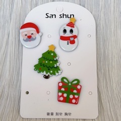 クリスマスブローチ