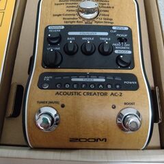 値下げ！【ほぼ新品エフェクター】ZOOM AC-2
