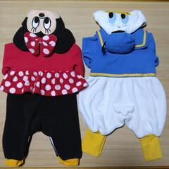 70ｻｲｽﾞミニー、80ｻｲｽﾞドナルドセットの画像
