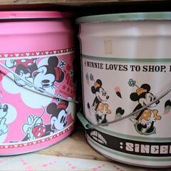 🍎Disney バケツ缶2個