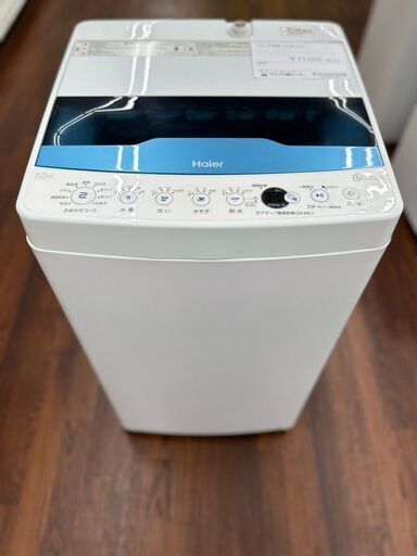 ★ジモティ割あり★ Haier 洗濯機 5.5kg 19年製 動作確認／クリーニング済み TJ10032