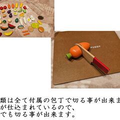 No,135 ウッディプッディ　木製おままごとセットの画像
