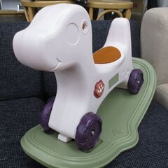 未使用 mloong ドッグメロディロッキングホース 1台3役 木馬/バランスボード/足蹴り車 おもちゃ グリーン 子ども 札幌 北20条店の画像