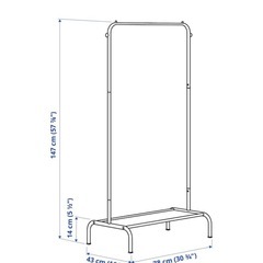 【決定済み】IKEA ハンガーラック　BRUKSVARA ブルクスヴァーラの画像