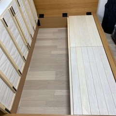 無印良品　ベッドフレームの画像