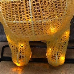くまのプーさん　LEDイルミネーション　高さ65㎝の画像