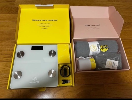 チョコザップ　スターターキット　体重計　ネックウォーマー