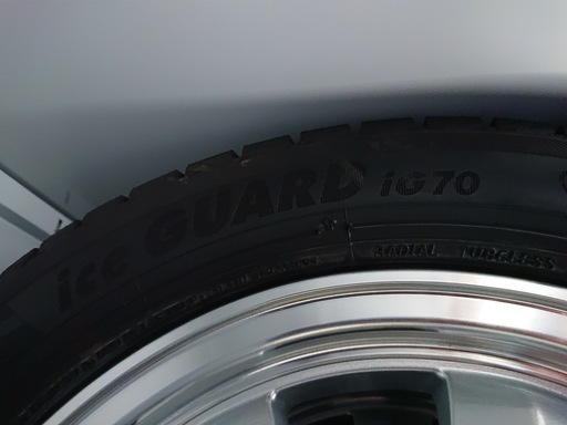 WEDS グラフトハチエス　ヨコハマ　スタッドレス　ig70 155/65R14 