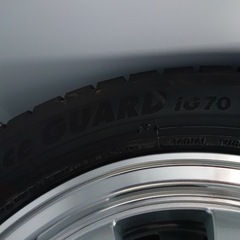 WEDS グラフトハチエス　ヨコハマ　スタッドレス　ig70 155/65R14 の画像