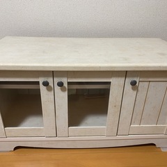 【取りに来てくれる方限定】ニトリ　テレビボード　白基調