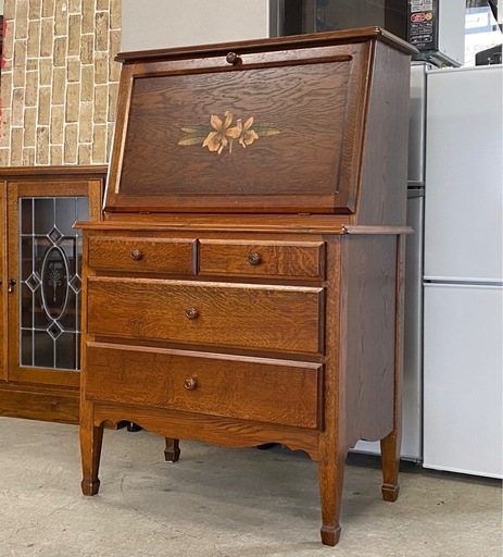 期間限定値下げ 三越家具 カントリーハウス ライティングデスク ビューロー ブルージュ 札幌市東区中沼町